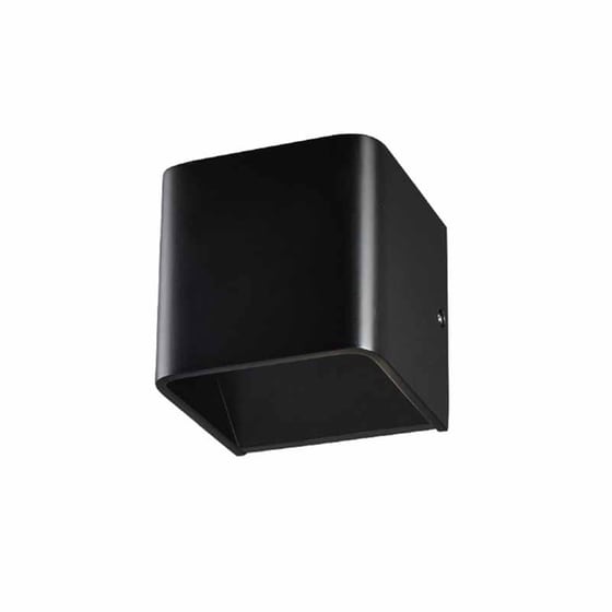 Απλίκα Τοίχου Led Aca Nephele L35037bk Μεταλλική 10x10x10 cm - Μαύρη image 0