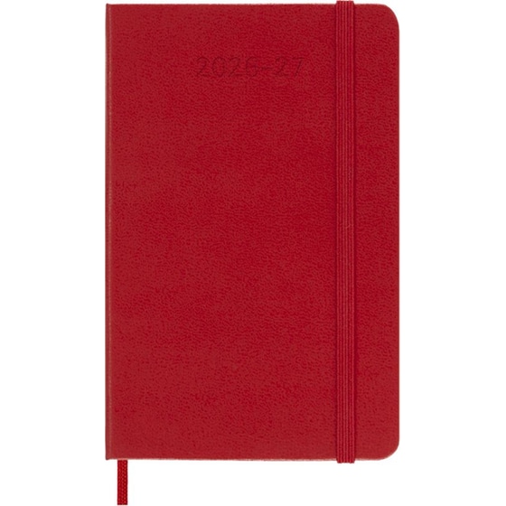 Ημερολόγιο Εβδομαδιαίο 2027 Moleskine 18Μ Pocket Hardcover Κόκκινο image 0