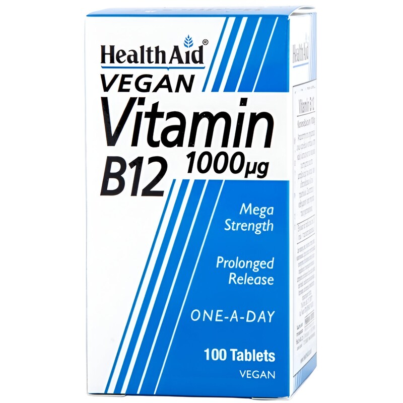 Health Aid Vitamin Β12 1000mcg - 100 ταμπλέτες