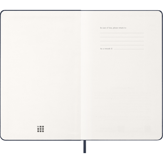 Ημερολόγιο Εβδομαδιαίο 2027 Moleskine 12M L Hardcover Μπλε image 2