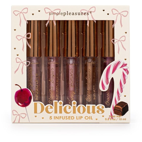 Lip Oil Posh+Pop Rose Gold image 0