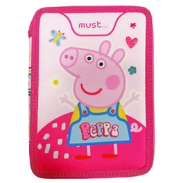 Κασετίνα Παραλληλόγραμμη Γεμάτη Peppa Pig Διπλή