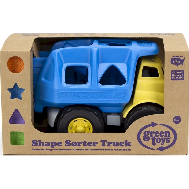 GREEN TOYS Green Toys Μπουλντόζα με Σχήματα (SPTK-1398)