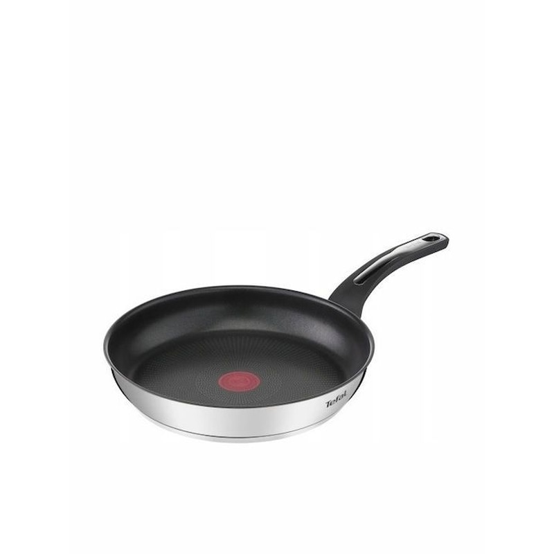 TEFAL Αντικολλητικό Τηγάνι TEFAL EMOTION από Ατσάλι 24 cm Inox