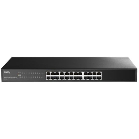 Cudy GS1024 Network Switch Unmanaged L2 Gigabit Ethernet (1000 Mbps) 24-Port Metal image 0