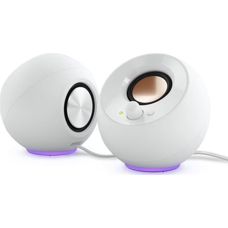 Creative Pebble Se Rgb Ηχεία Υπολογιστή 2.0 Usb-c (51mf1725aa001) - White