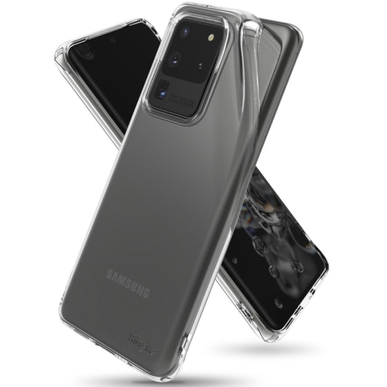 Θήκη Samsung Galaxy S20 Ultra - Ringke Air Silicon Case - Clear image 0