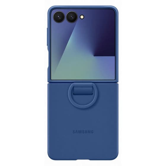 Θήκη Samsung Galaxy Z Flip7 - Samsung Ring Silicone Case - Blue image 3