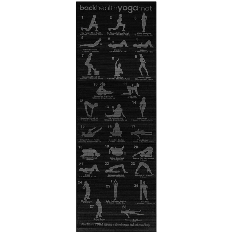 ARIA TRADE Στρώμα Γυμναστικής Iso Trade από PVC 173x61 cm - Μαύρο