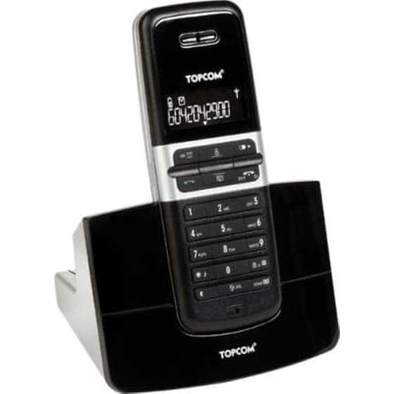 Ασύρματο Τηλέφωνο Topcom Butler M1200 - Μαύρο image 0