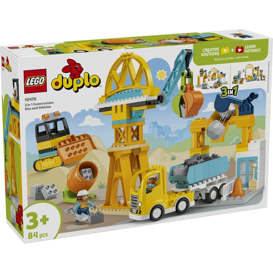LEGO® Duplo® 3 in 1 Construction Site and Vehicles (10476) image 0