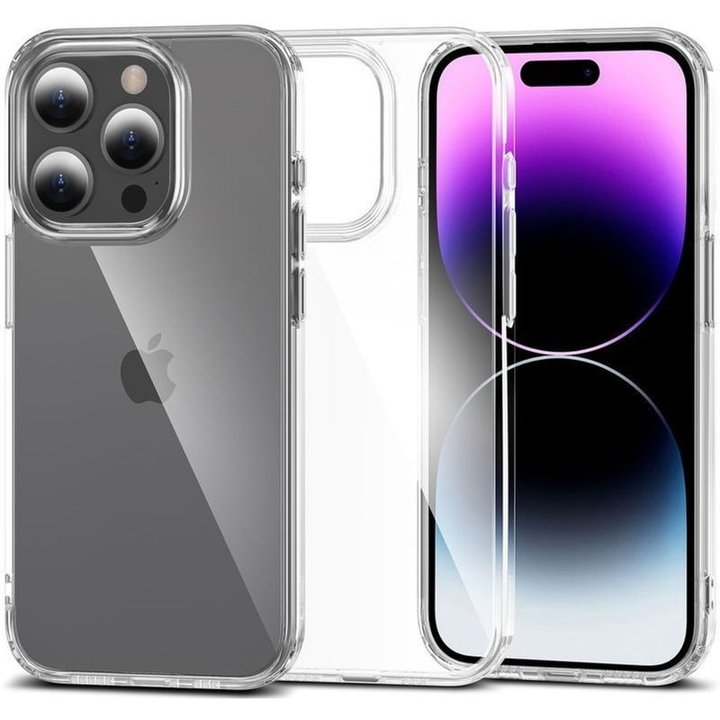 TECH-PROTECT Θήκη Apple Iphone 15 Pro - Tech-protect Flexair Hybrid Σκληρή Διάφανη - Clear (9490713936719)