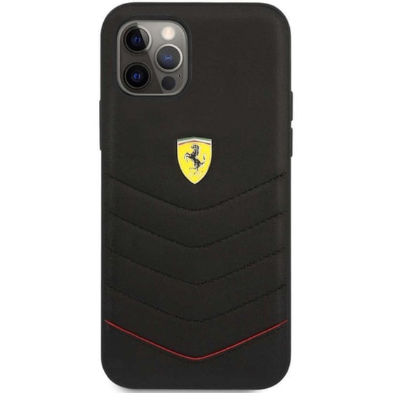 Θήκη Apple iPhone 12 Pro Max - Ferrari - Μαύρο image 0