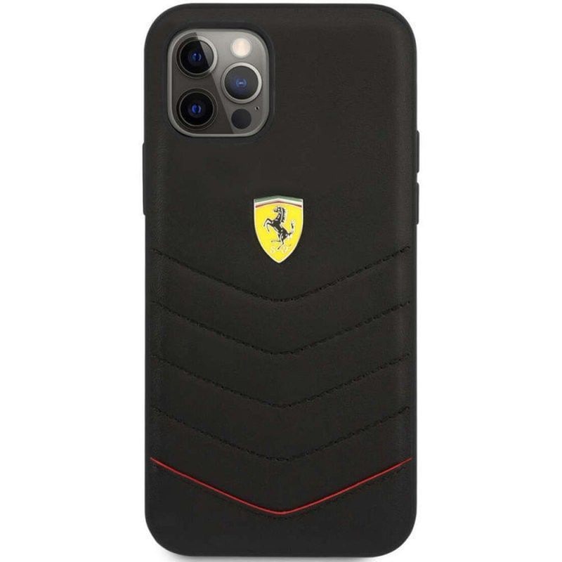 Θήκη Apple iPhone 12 Pro Max - Ferrari - Μαύρο φωτογραφία