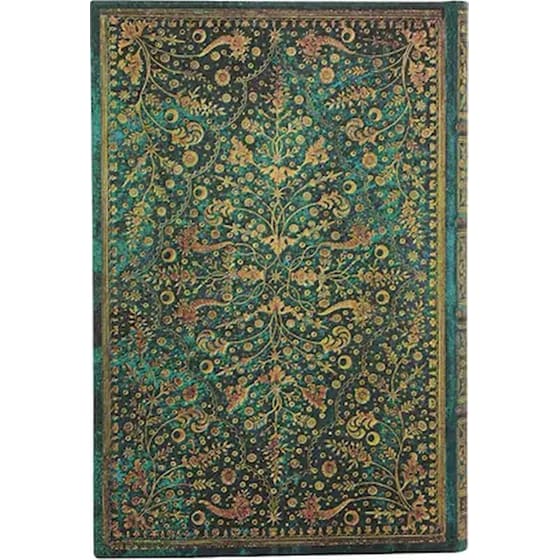 Ημερολόγιο Εβδομαδιαίο 2027 Paperblanks 18Μ Mini Hardcover Emerald Flower image 4