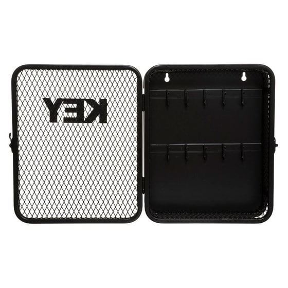 Κλειδοθήκη Τοίχου Spitishop Μεταλλική 26x8x32 cm - Μαύρη image 1
