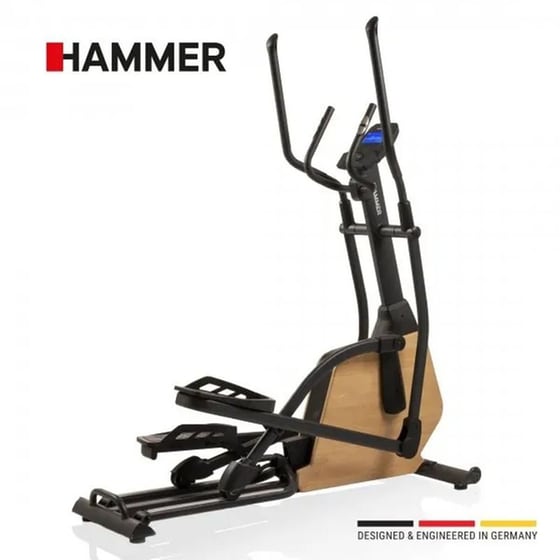 Hammer Crosspace 5.0 Μαγνητικό Ελλειπτικό Με Δίσκο 20 kg Για Χρήστες Έως 130 kg Μαύρο image 1