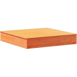 VidaXL Αμμοδόχος με Κάλυμμα 111x111x19.5cm Ξύλινη - Καφέ