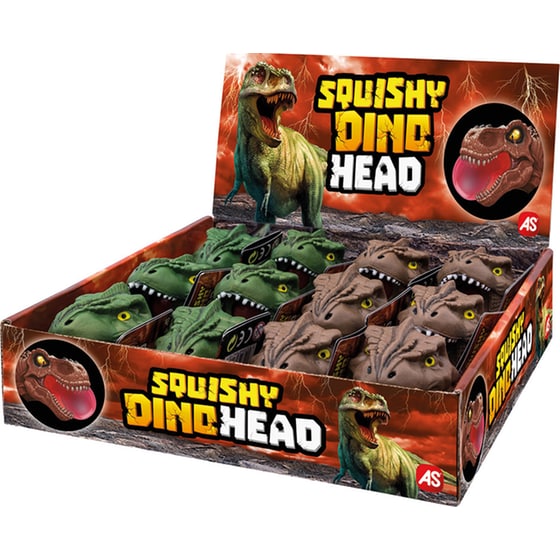 Ζουληχτό Κεφάλι Δεινοσαύρου σε 2 Χρώματα 1 Τμχ - Τυχαία Επιλογή Σχεδίου image 9