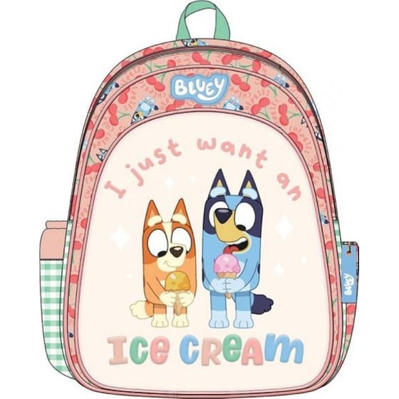 Τσάντα Πλάτης Προσχολική Graffiti Ice Cream Bluey image 0