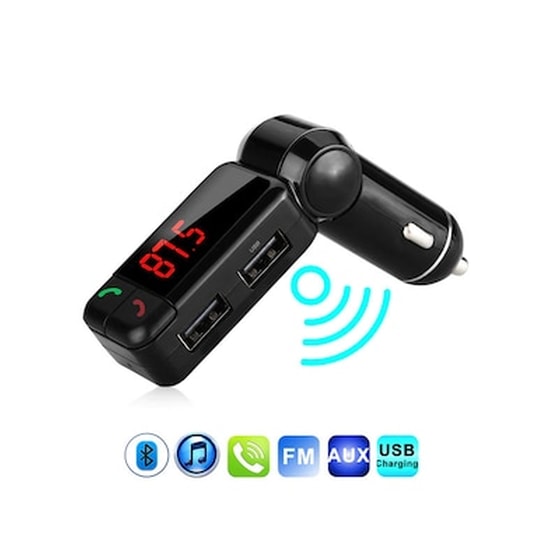 Συσκευή Bluetooth Usb/sd Mp3 Player Fm Transmitter Και Φορτιστής Αυτοκινήτου Hoppline Hop1000767 image 4