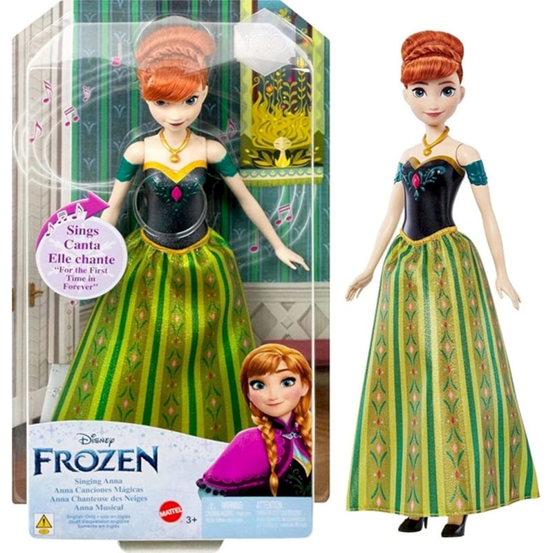 Κούκλα Disney Frozen Singing Anna (HLW56)