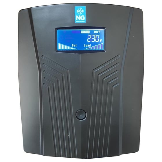 UPS NG 1500 VA / 900 W με AVR, USB, 3 Schuko, 2x12V8Ah Μαύρο image 1