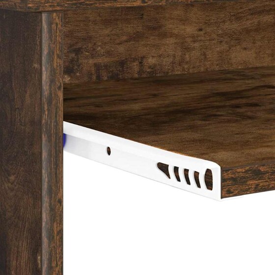 Γραφείο VidaXL από Επεξεργασμένο Ξύλο 120,5x44x88,5 cm - Καπνιστή Δρυς image 7