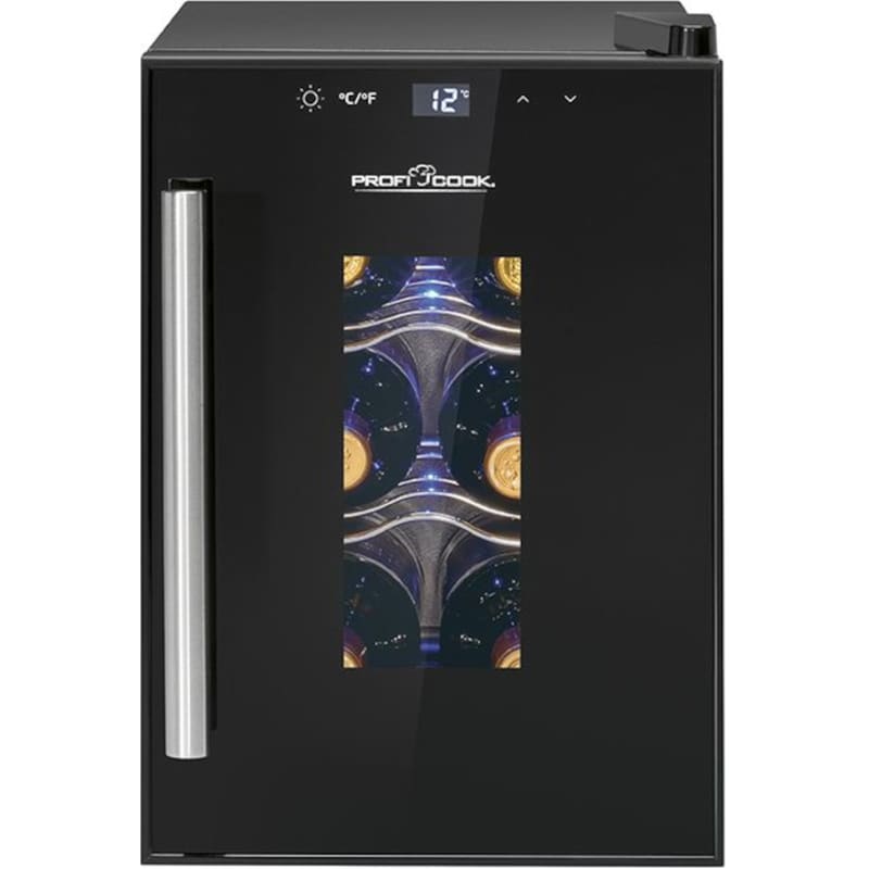 PROFI COOK PROFI COOK PC-WK 1230 για 6 Μπουκάλια - Μαύρο Συντηρητής Κρασιών