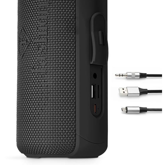 Φορητό Ηχείο Fashion TV FTV-0117 12W - Black Rose image 1