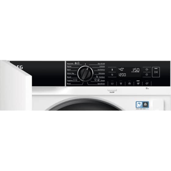AEG L7FNE48SI 8 kg 1.400 Στροφές Πλήρως Εντοιχιζόμενο Πλυντήριο Ρούχων image 3