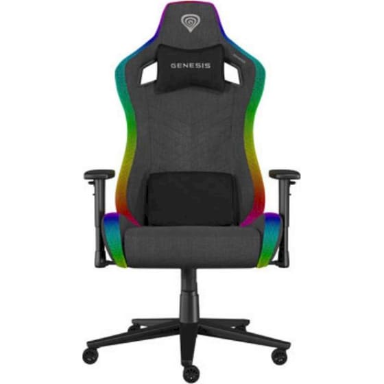 Καρέκλα Gaming Genesis Trit 660 RGB Υφασμάτινη - Μαύρη/ Γκρι image 2