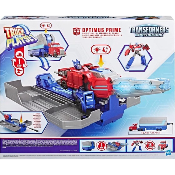 Hasbro Σετ Παιχνιδιού Transformers Truck to Playset Earthspark Optimus Prime (G0750) image 3