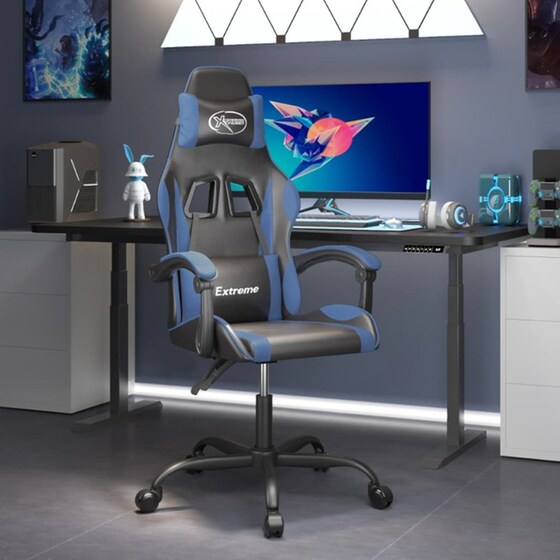 Καρέκλα Gaming VIDAXL 3143866 από Τεχνητό Δέρμα - Μαύρο image 9