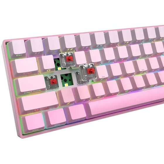 WhiteShark GK-007411 Ενσύρματο Gaming Πληκτρολόγιο - Ροζ image 3