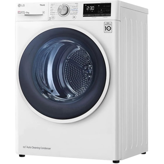 LG RH90V9AVHN 9 kg με Αντλία Θερμότητας Λευκό Στεγνωτήριο Ρούχων image 4
