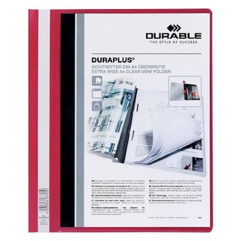 Ντοσιέ με Έλασμα Duraplus Α4 2579 Κόκκινο DURAPLUS