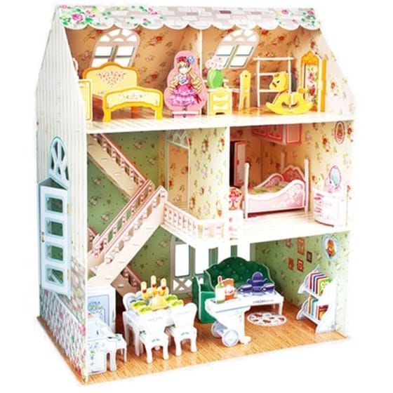 3D Παζλ Dreamy Dollhouse - Cubic Fun - 160 Κομμάτια image 0