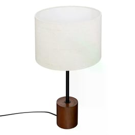 Πορτατίφ Spitishop Μεταλλικό Φ25x47.5 cm - Μαύρο/Εκρού