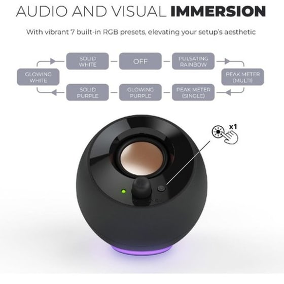 Ηχεία 2.0 Creative Pebble SE 4.4W - Μαύρο image 1