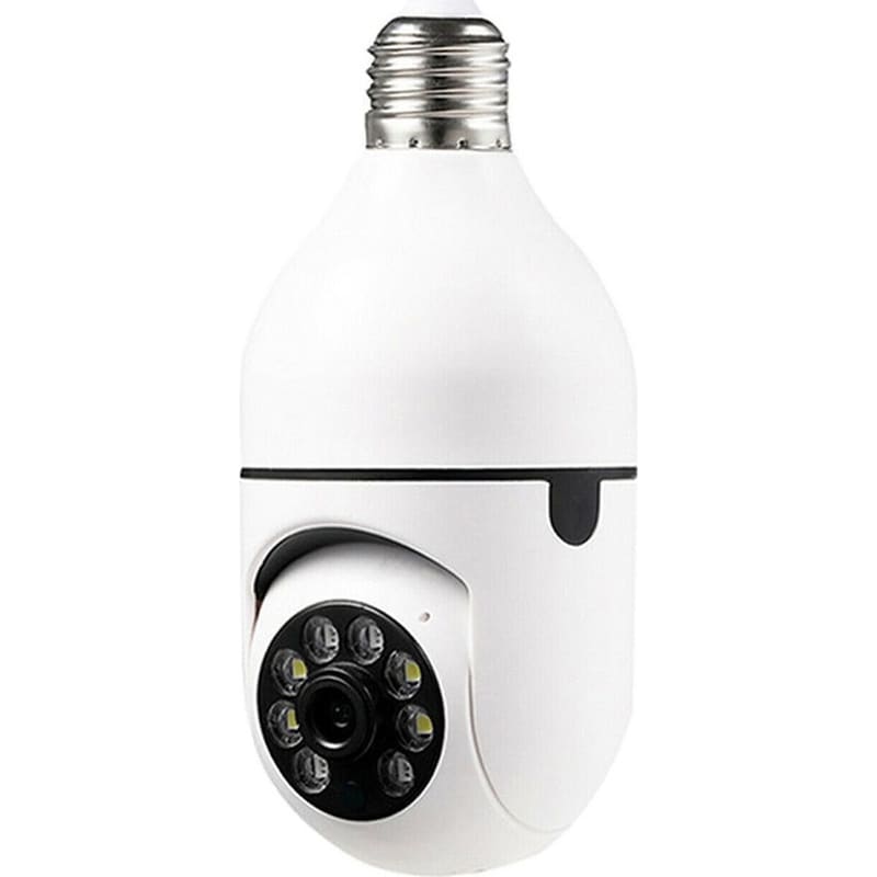 Ασύρματη IP Spy Camera JT8177 WiFi Λάμπα 1080p με Υποδοχή Κάρτας Μνήμης