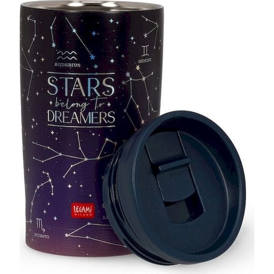 Κούπα Θερμός Legami Stars Hot & Cold 275 ml Μαύρο image 2