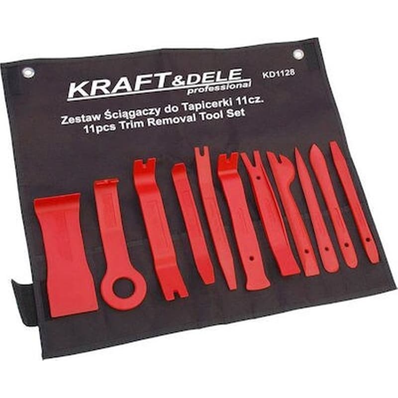 KRAFT & DELE Σετ Εργαλεία Αφαίρεσης Ταπετσαρίας Kraft Dele - Κλιπς Αυτοκινήτου 11 Τμχ