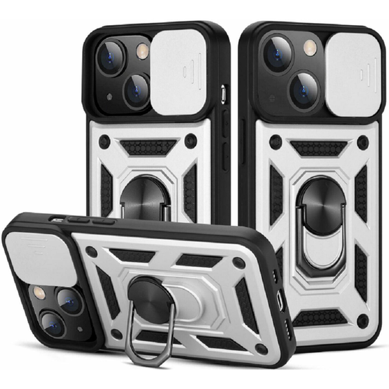 Θήκη Apple iPhone 13 Mini - Bodycell Armor Slide - Ασημί image 0
