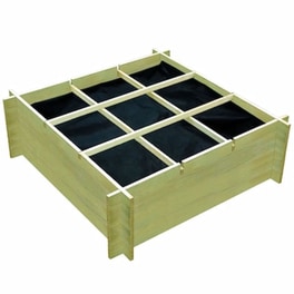 Vidaxl Μποστάνι Λαχανόκηπου 120 X 120 X 40 Εκ. Εμποτισμένο Ξύλο Πεύκου