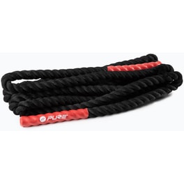 Σχοινάκι Crossfit Pure2Improve Battle Rope 1200 cm - Μαύρο