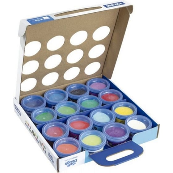 Milan Πλαστοζυμαράκια Σετ 16 Βαζάκια Των 30gr Σε Διάφορα Χρώματα image 2