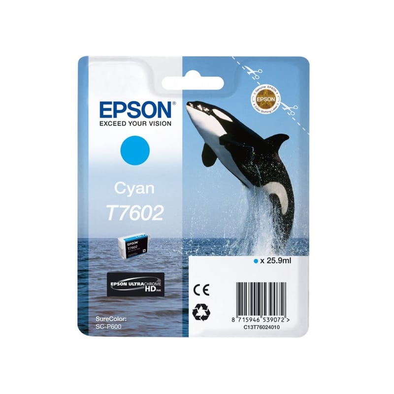 EPSON Epson T760240 Κυανό Μελάνι Εκτυπωτή C13T76024010