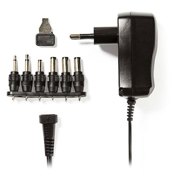 Φορτιστής Laptop Universal - Nedis Acpa006 12V/0.6A 7.2W - Black image 0