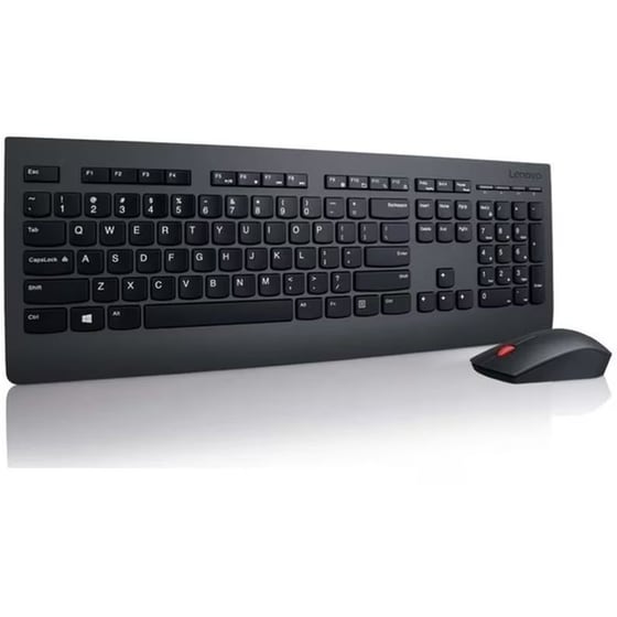 Σετ Πληκτρολόγιο Και Ποντίκι Ασύρματο Lenovo Professional  + Ακουστικά Κεφαλής Lenovo Essential Stereo image 1